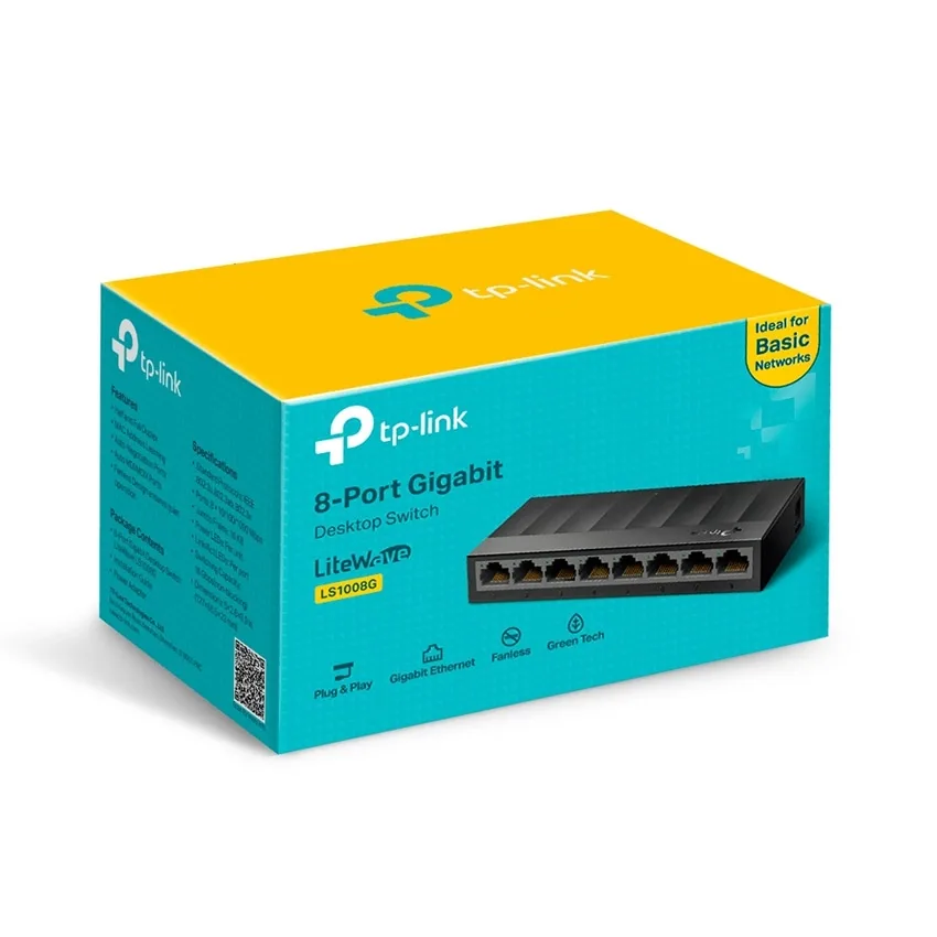 Chia cổng Lan TP-LINK 8 cổng LS1008G chính hãng