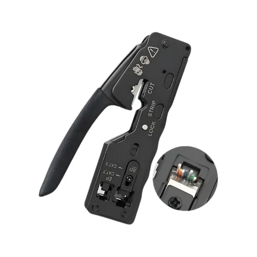 Kìm cắt dây cáp mạng rj45 rj11 rj12 (cat5-6-6) model HT-718 chính hãng Hati Solutions